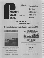 Peoples State Bank, Al's Eastman Lumber, Curley Real Estate & Insurance, De-Joy Holsteins, Crawford County 1980
